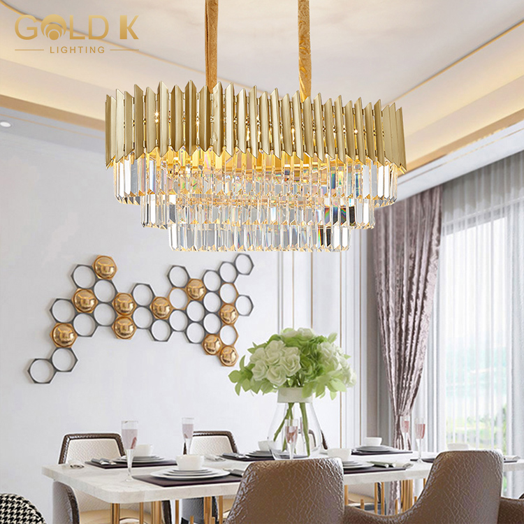 ثريا الكريستال الذهبية