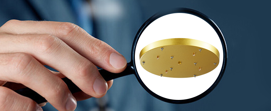 إضاءة الطلاء النحاسية العتيقة