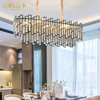 الجملة الشهيرة فرانش الذهب بلوك كتلة مصباح الثريا الكريستال
