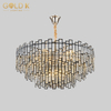 الجملة الشهيرة فرانش الذهب بلوك كتلة مصباح الثريا الكريستال