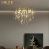 فرع الشمال الحديث K9 Gold Crystal الثريات