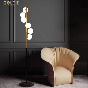 مصباح الفنية المصممة الحديثة المصممة مصباح زجاج أبيض الكرة مصباح