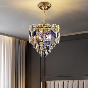 الذهب الفرنسي صغير الحجم الفن LED CRYNATAL LAMP