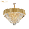 غرفة المعيشة الذهبية الحديثة تصميم ضوء القلادة ضوء الشمال
