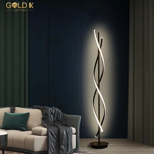 LED Aluminium 80 Novel Design Standing Modern Black Floor Lamplier