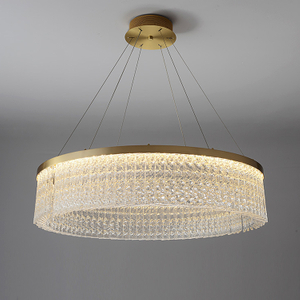 الإطار الذهبي الذهبي الفرنسي مستدير ثريا كريستال