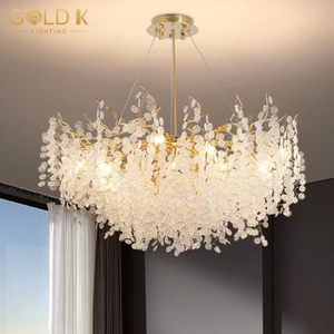 هطول أمطار ذهبية الثريا من الألمنيوم ضوء الثريا ضوء السقف