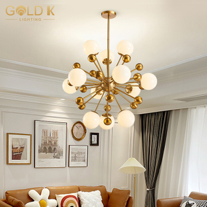 البيع الساخن الشمال الرجعية 12 رؤساء الثريات الزجاجية الداخلية