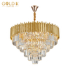 غرفة المعيشة الذهبية الحديثة تصميم ضوء القلادة ضوء الشمال