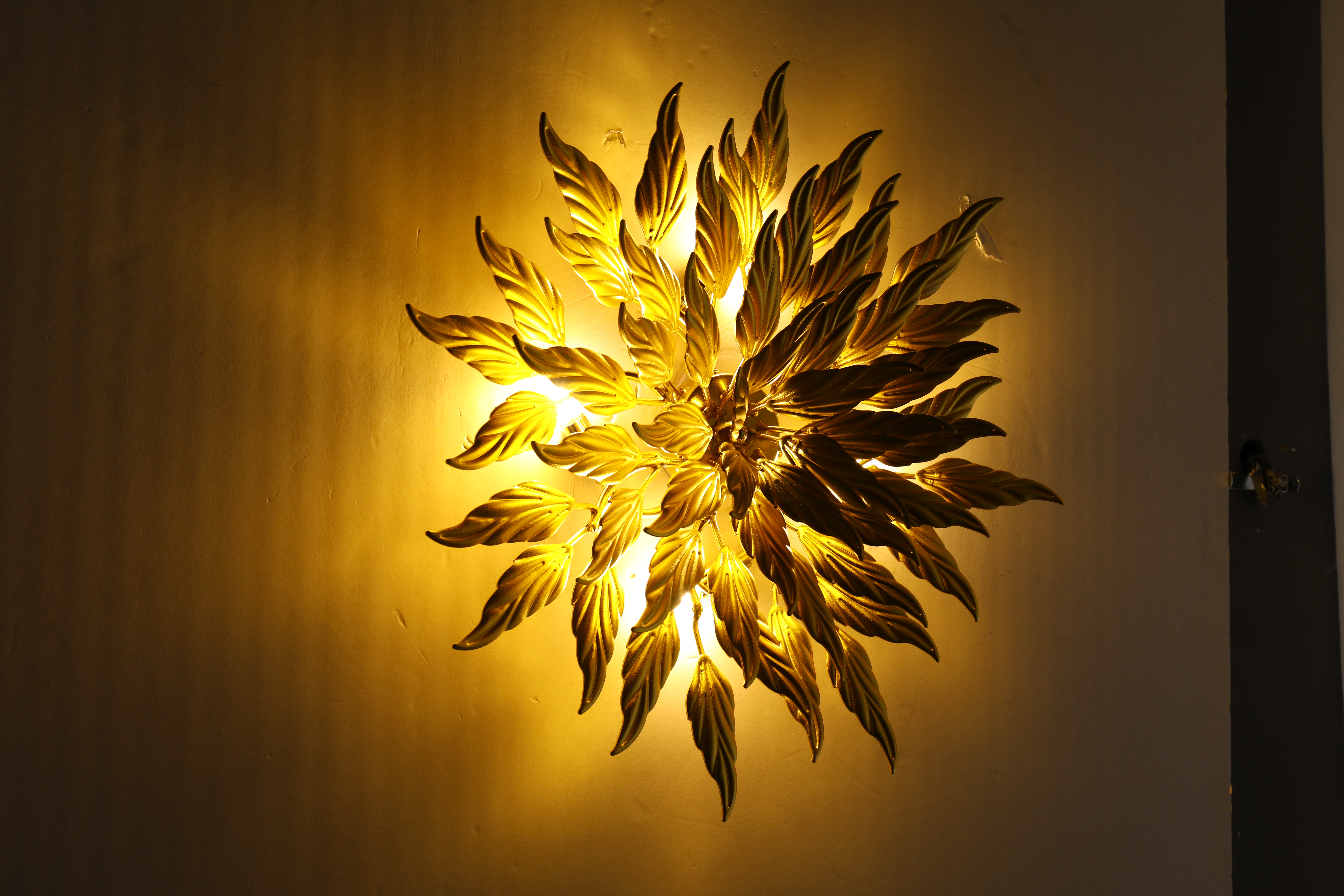 الخيزران الجدار ضوء