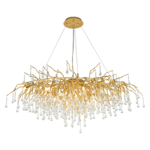 الحديثة الفاخرة فندق اللوبي درج الفولاذ المقاوم للصدأ الزجاج K9 عالية السقف الكريستال قلادة الإضاءة الثريا