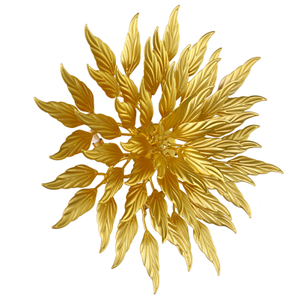 مصباح حائط مصنوع من مادة الألومنيوم مطلي بالذهب لتزيين المنزل