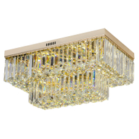 مصابيح الثريا البلورية الحديثة الزخرفية للسلالم