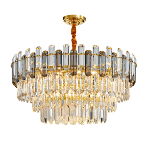 الحديث الكريستال نمط قلادة الخفيفة لغرفة المعيشة