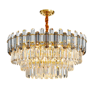 مصباح كريستال بطراز حديث لمشروع فندق غرفة المعيشة