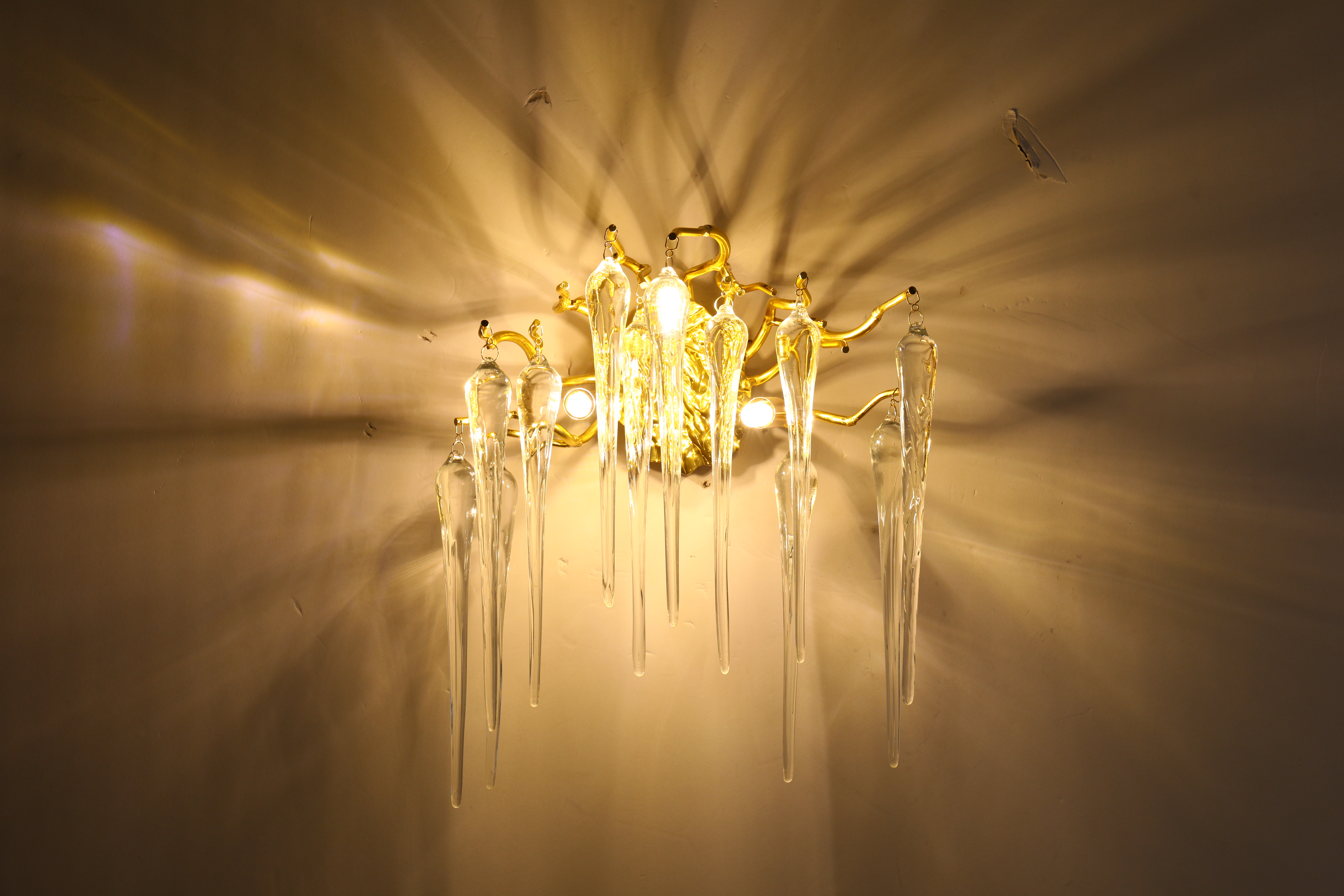 أضواء الجدار النحاس