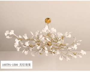 مادة السيراميك الجنكة ليف غرفة الطعام الإضاءة للمنزل مصباح النمط الشعبي الديكور