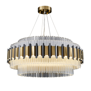 مستطيل الشكل Musilim Country Hot Sale Style Crystal Lamp for Dining Room