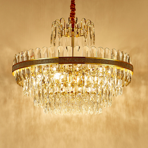 جودة عالية K9 واضح كريستال قلادة مصباح للاستخدام المنزلي فندق مول